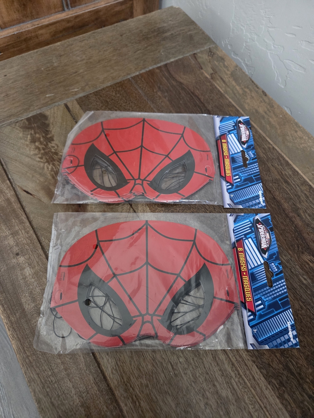 16 Spiderman Kids Masks For Kids Birthday Party Favors